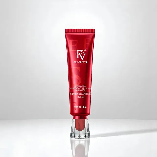 FV - Red Diamond Plant Extract Essence Liquid Foundation For Oily Skin- 2 Shades